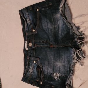 Denim shorts